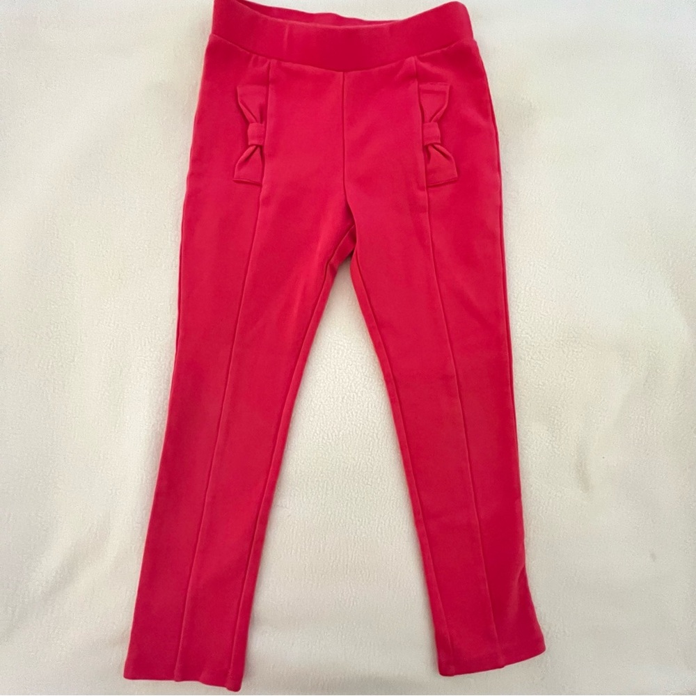 Pink Bow Ponte Leggings